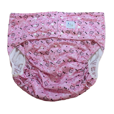 Pretty Kitty Pocket Diaper