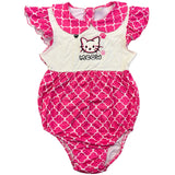 Pretty Kitty Collared Cotton Bodysuit