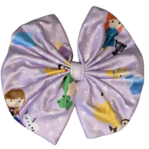 Princess Fabric Hair Bow