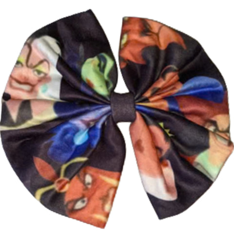 Princess Villains Fabric Hair Bow