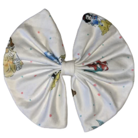 Princess Fabric Hair Bow