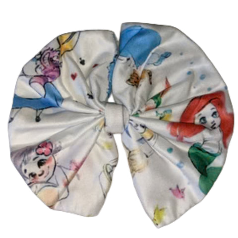 Princess Fabric Hair Bow