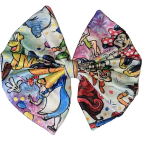 Mouse & Friends Fabric Hair Bow