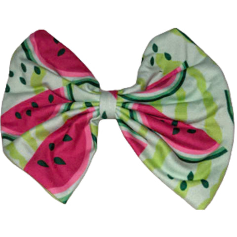 Watermelon Fabric Hair Bow *