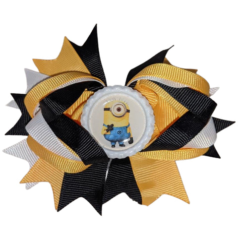 Yellow Guy Movie Hair Bow