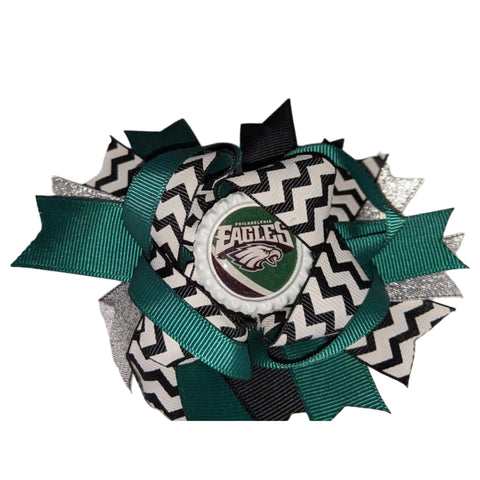 Eagles Football Hair Bow