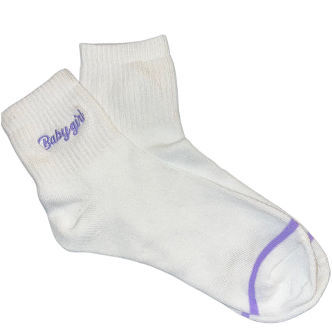 Babygirl Socks purple