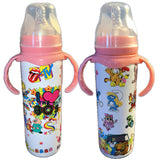 I Love The 80's Cartoons 8oz Stainless Steel Bottle