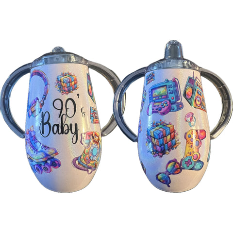 90's Baby 14oz Stainless Steel Sippy Cup