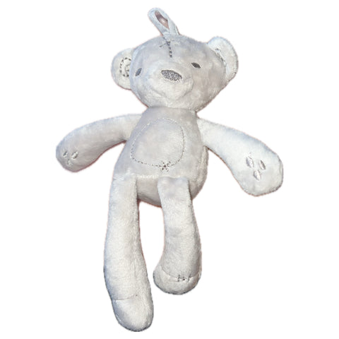 Grey Bear Rattle Soother Toy