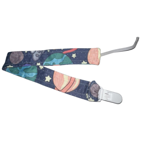 Lost in Space Fabric Pacifier Clips