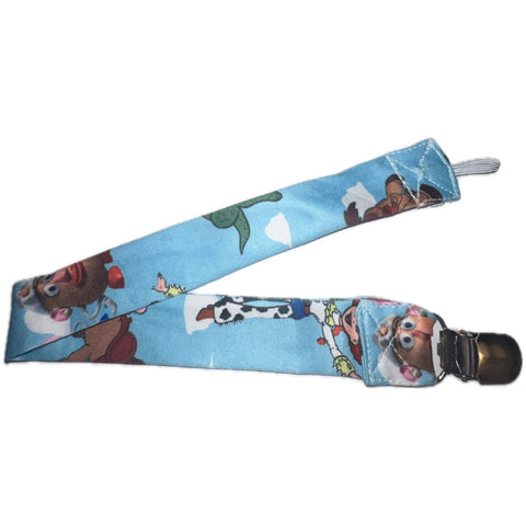 Toy Cartoon Fabric Pacifier Clips