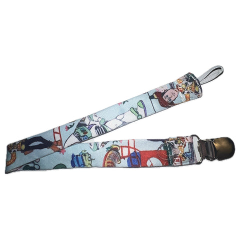 Toy Cartoon Fabric Pacifier Clips