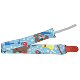 Bath Time Fabric Pacifier Clips