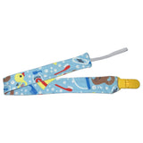 Bath Time Fabric Pacifier Clips