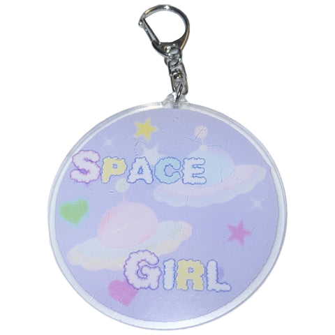 Space Girl Key Chain