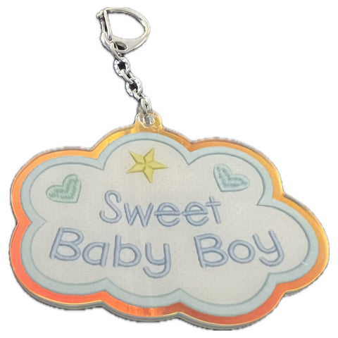 Sweet Baby Boy Key Chain