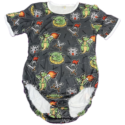 Dragon Knights Short Sleeve Bodysuit