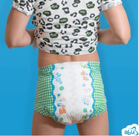 1 REARZ Alpaca Overnight ABDL Adult Diaper Sample