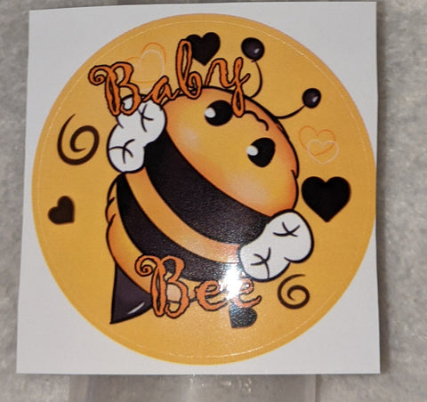 Baby Bee Vinyl Sticker