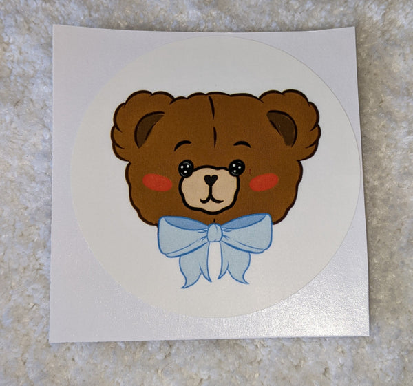 Vinyl Sticker Lil Baby Bear face – Lil Kink Boutique