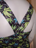 Shades of Cannabis Jumper Skirt Dress Size XXS XS Only